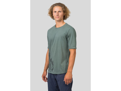 Mens leisure time short sleeve T-shirt FLIT dark forest