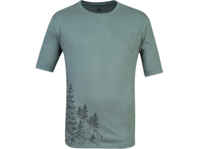 Mens leisure time short sleeve T-shirt FLIT dark forest