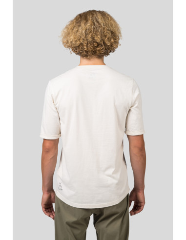 Mens leisure time short sleeve T-shirt FLIT light gray