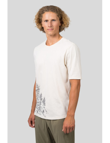 Mens leisure time short sleeve T-shirt FLIT light gray