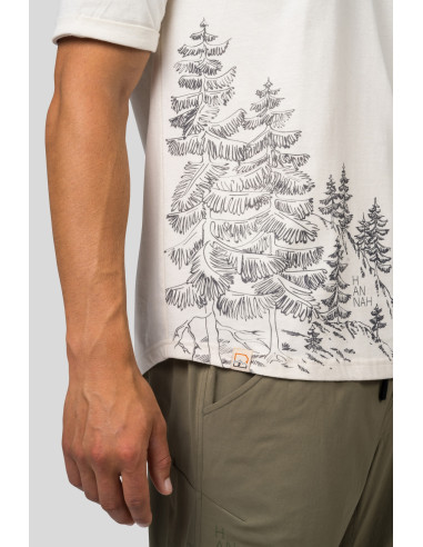 Mens leisure time short sleeve T-shirt FLIT light gray