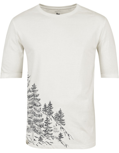 Mens leisure time short sleeve T-shirt FLIT light gray