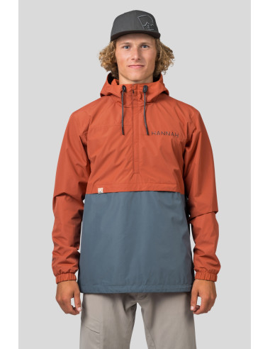 Mens jacket FOUNDER mecca orange / balsam green