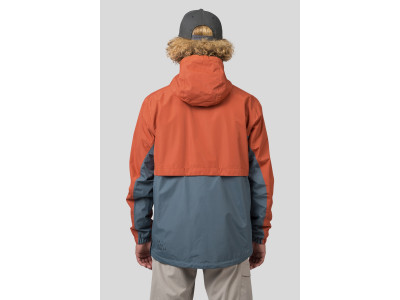 Mens jacket FOUNDER mecca orange / balsam green