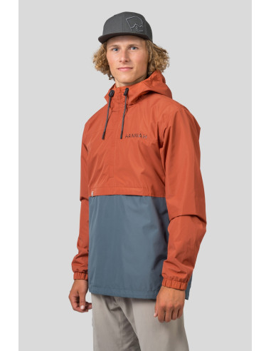 Mens jacket FOUNDER mecca orange / balsam green