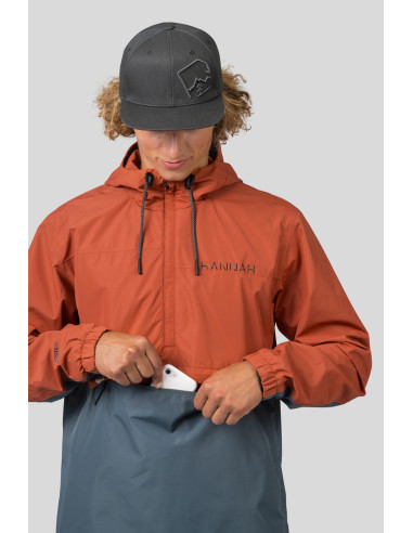 Mens jacket FOUNDER mecca orange / balsam green