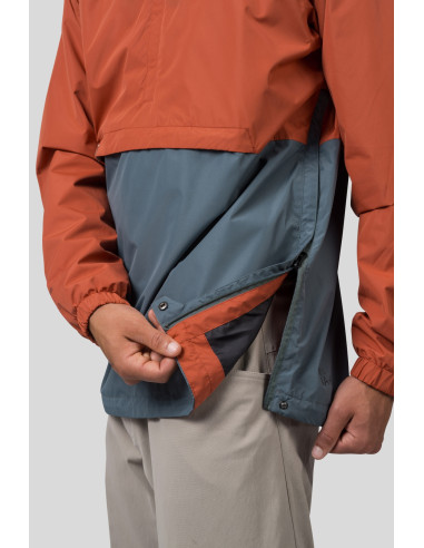 Mens jacket FOUNDER mecca orange / balsam green