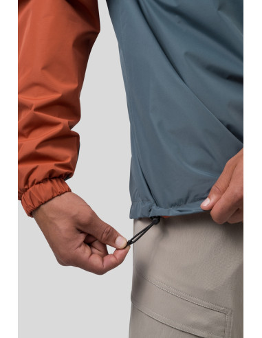 Mens jacket FOUNDER mecca orange / balsam green