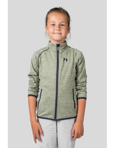 Kids trekking sweatshirt GERY JR basil mel