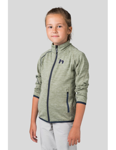 Kids trekking sweatshirt GERY JR basil mel