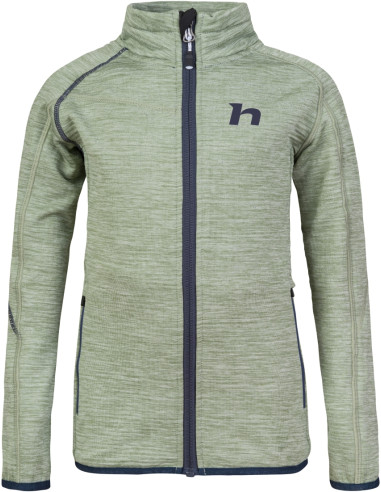 Kids trekking sweatshirt GERY JR basil mel