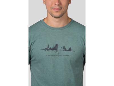 Mens leisure time short sleeve T-shirt GREM green mel