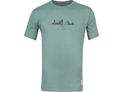 Mens leisure time short sleeve T-shirt GREM green mel