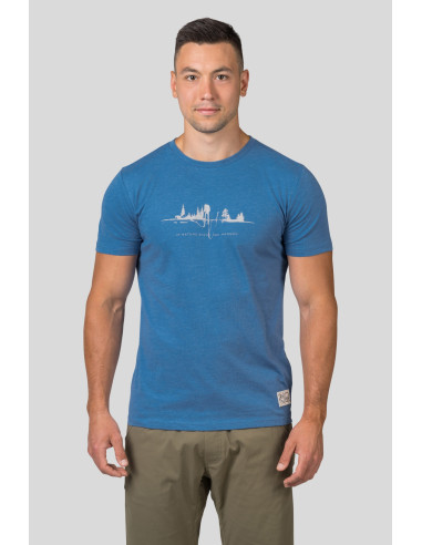 Mens leisure time short sleeve T-shirt GREM regatta mel