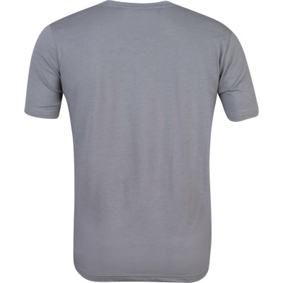 Mens leisure time short sleeve T-shirt GREM steel gray mel 2