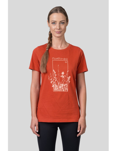 Ladies leisure time short sleeve T-shirt CHUCKI mecca orange