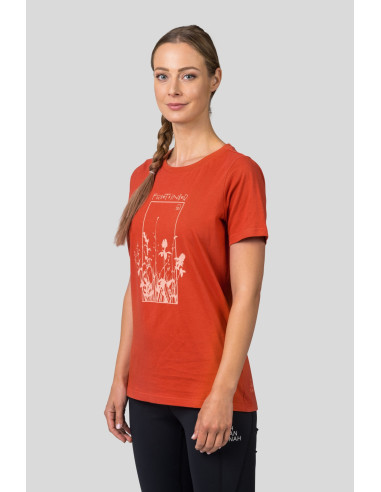 Ladies leisure time short sleeve T-shirt CHUCKI mecca orange