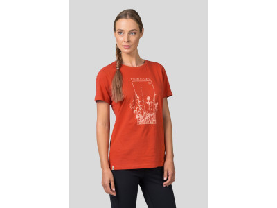 Ladies leisure time short sleeve T-shirt CHUCKI mecca orange