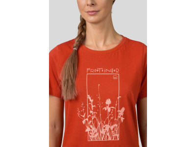 Ladies leisure time short sleeve T-shirt CHUCKI mecca orange