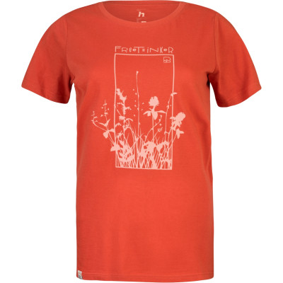 Ladies leisure time short sleeve T-shirt CHUCKI mecca orange