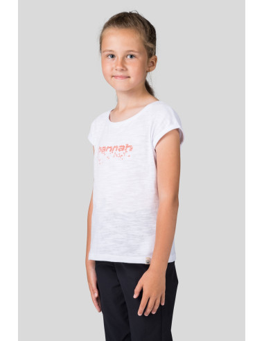 Kids leisure time short sleeve T-shirt KAIA JR white (pink)
