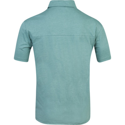 Mens leisure time shirt KAJAN green mel 2