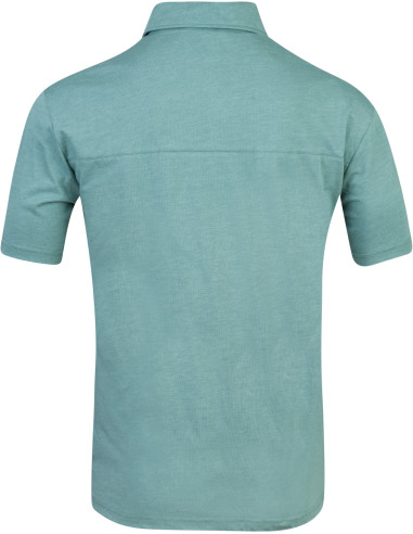 Mens leisure time shirt KAJAN green mel