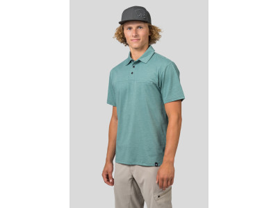 Mens leisure time shirt KAJAN green mel