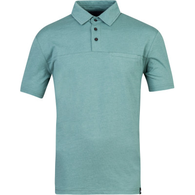 Mens leisure time shirt KAJAN green mel