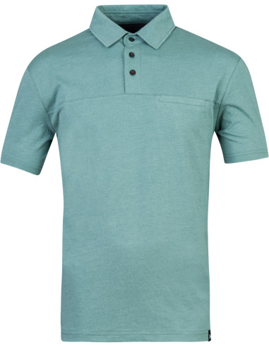 Mens leisure time shirt KAJAN green mel
