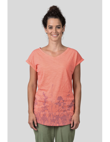 Ladies leisure time short sleeve T-shirt MARME desert flower