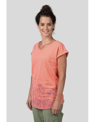 Ladies leisure time short sleeve T-shirt MARME desert flower