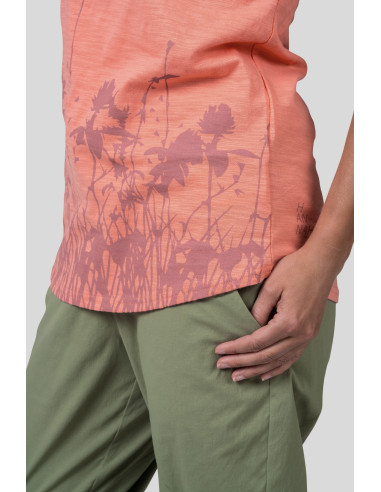 Ladies leisure time short sleeve T-shirt MARME desert flower