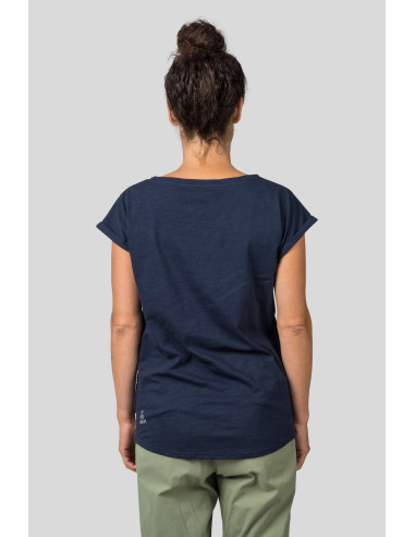 Ladies leisure time short sleeve T-shirt MARME india ink