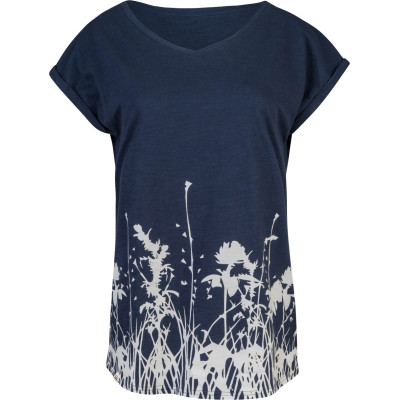 Ladies leisure time short sleeve T-shirt MARME india ink