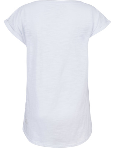 Ladies leisure time short sleeve T-shirt MARME white (gray)