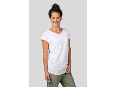 Ladies leisure time short sleeve T-shirt MARME white (gray)