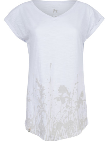 Ladies leisure time short sleeve T-shirt MARME white (gray)