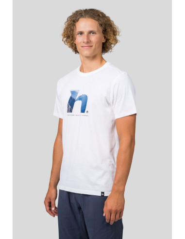 Mens short sleeve T-shirt MIKO FP white