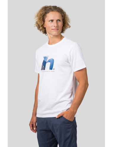 Mens short sleeve T-shirt MIKO FP white