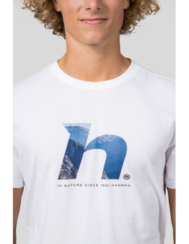 Mens short sleeve T-shirt MIKO FP white