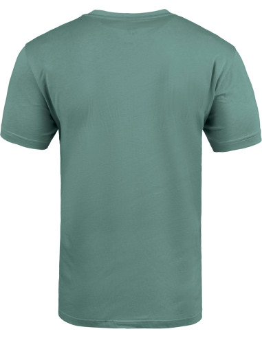 Mens leisure time short sleeve T-shirt MIKO dark forest