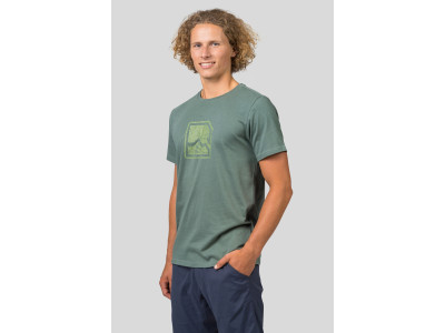 Mens leisure time short sleeve T-shirt MIKO dark forest