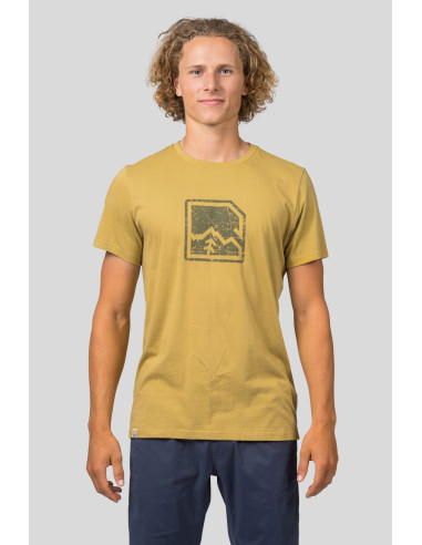 Mens leisure time short sleeve T-shirt MIKO khaki