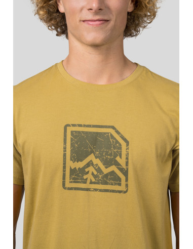 Mens leisure time short sleeve T-shirt MIKO khaki