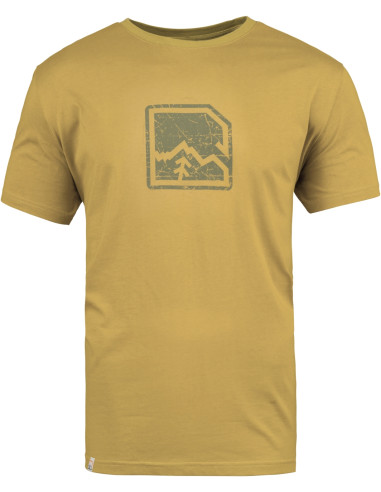 Mens leisure time short sleeve T-shirt MIKO khaki
