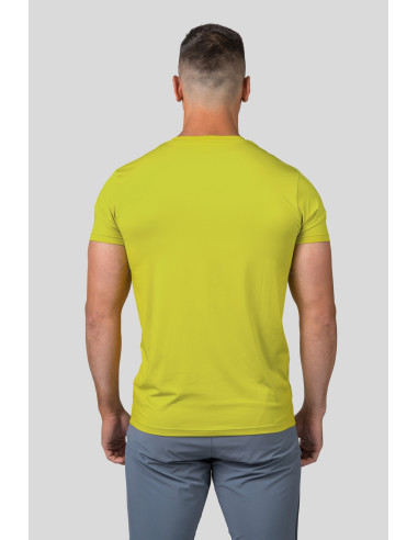 Mens trekking short sleeve T-shirt PARNELL II apple green