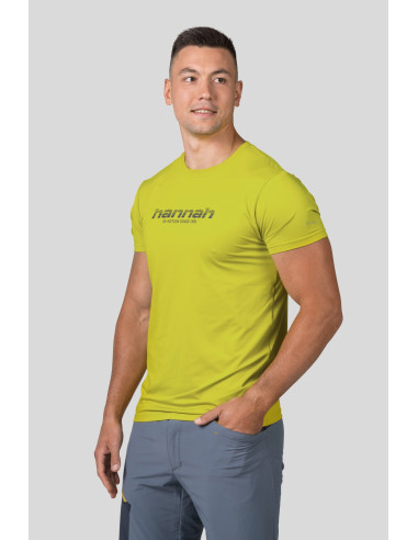 Mens trekking short sleeve T-shirt PARNELL II apple green