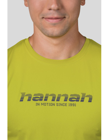 Mens trekking short sleeve T-shirt PARNELL II apple green