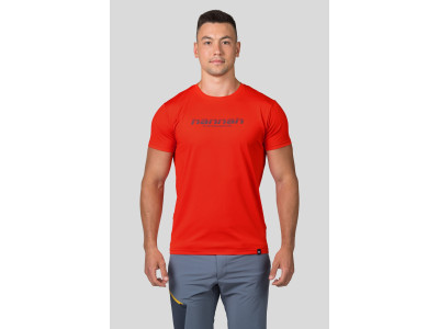 Mens trekking short sleeve T-shirt PARNELL II cherry tomato